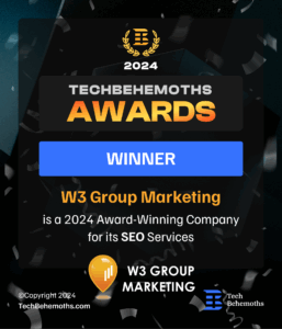 Tech Behemoths Search Engine Optimization SEO Winner W3 Group Marketing 2024