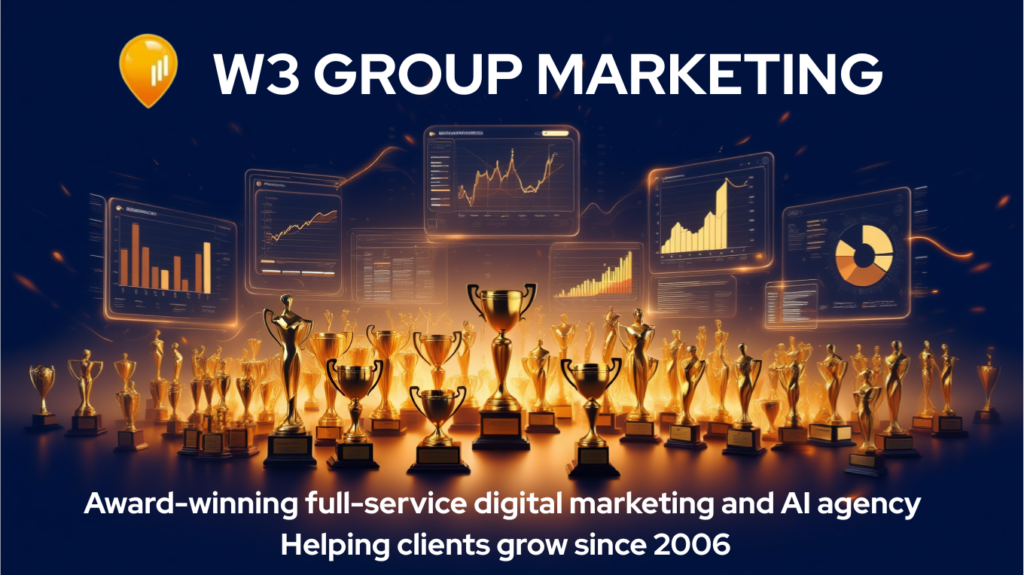 W3 GROUP MARKETING award-winning digital marketing and AI agency